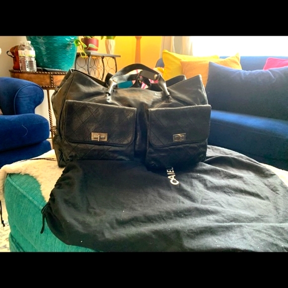 CHANEL POCKETS IN THE CITY BAG JUMBO - Picture 9 of 14